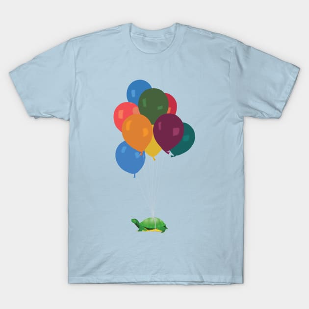 turtle balloons T-Shirt by daidai